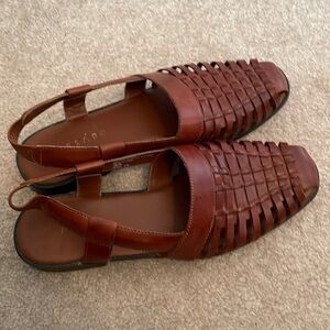Leather sandal